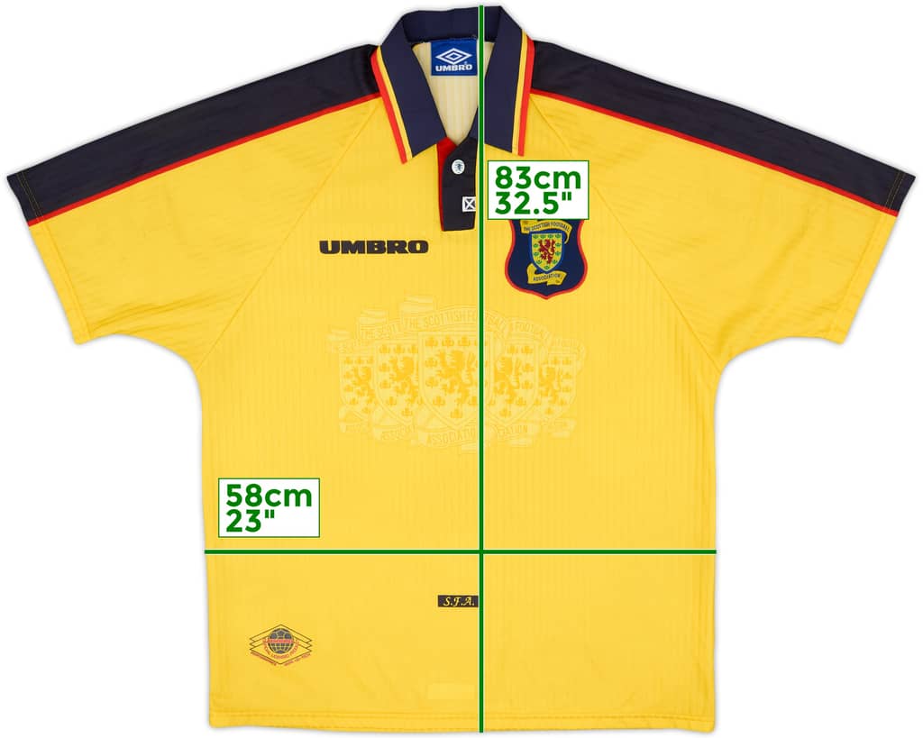 1996-99 Scotland Away Shirt - 6/10 - (XL)