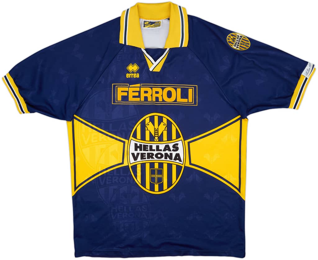 1996-97 Hellas Verona Camiseta Local - 8/10 - (XL)
