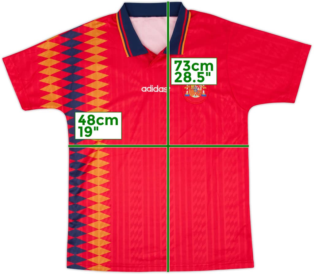 1994-96 Spain Home Shirt - 7/10 - (S)