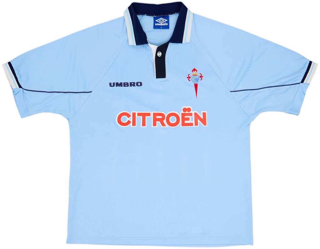 1997-98 Celta Vigo Home Shirt - 8/10 - (XL)