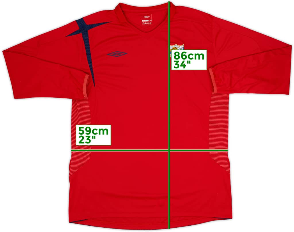 Camiseta de portero del Malaga 2009-10 - 8/10 - (XL)