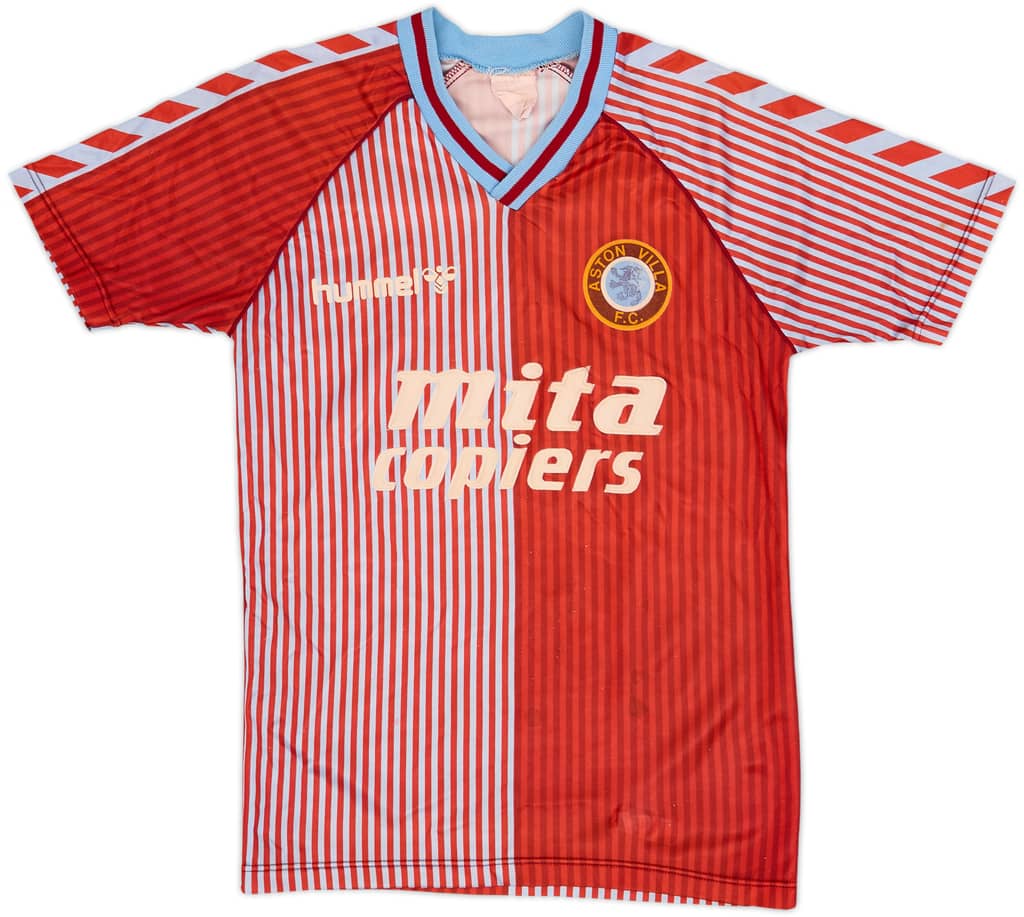 1987-89 Aston Villa Home Shirt - 8/10 - (Y)