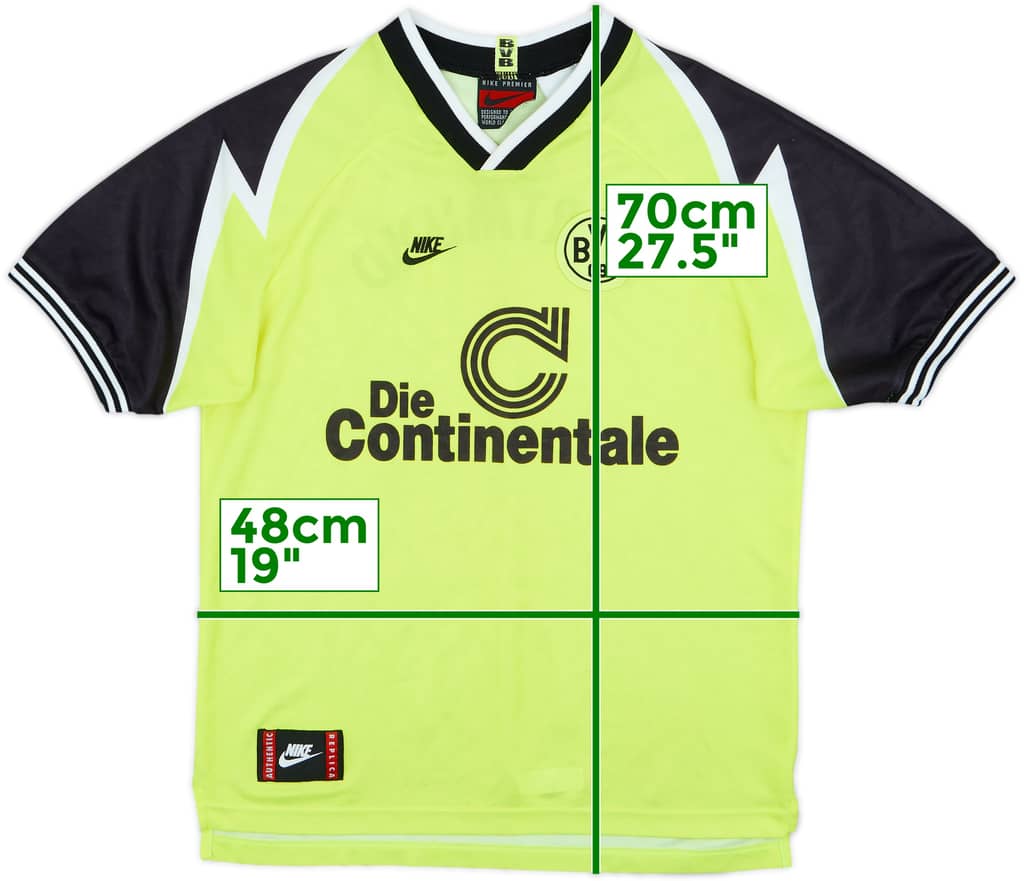 1995-96 Borussia Dortmund Home Shirt - 8/10 - (S)