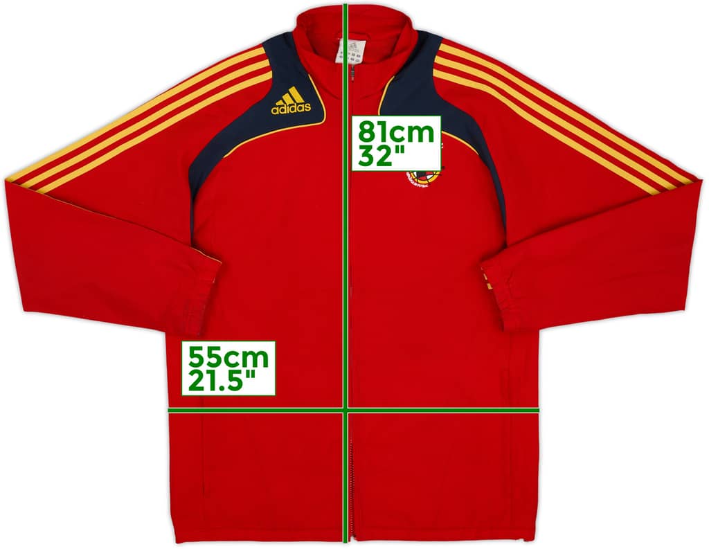 2008-09 Spain adidas Track Jacket - 8/10 - (M)