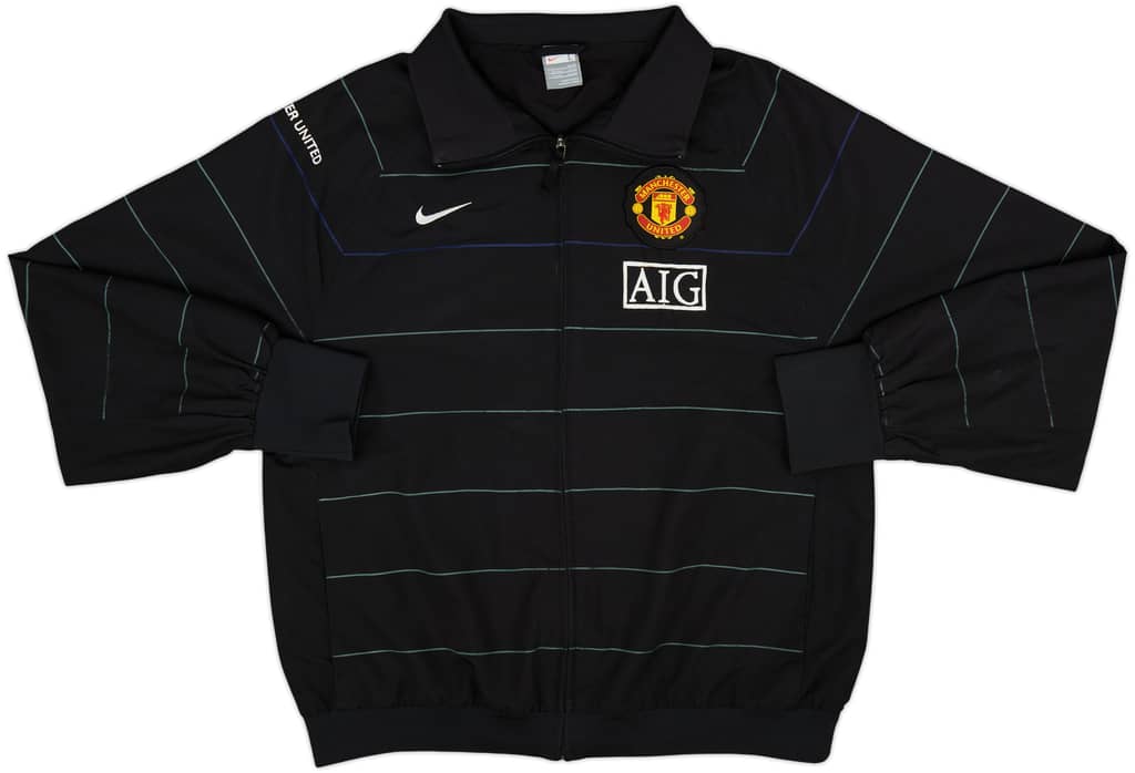 2008-09 Manchester United Nike Track Jacket - 8/10 - (L)