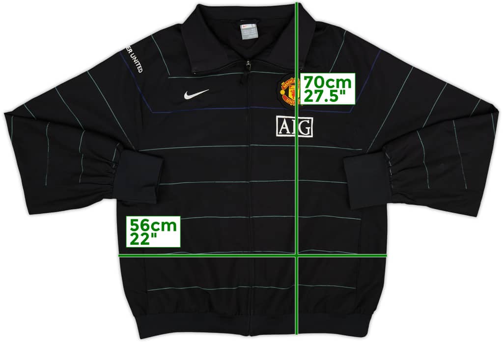 2008-09 Manchester United Nike Track Jacket - 8/10 - (L)