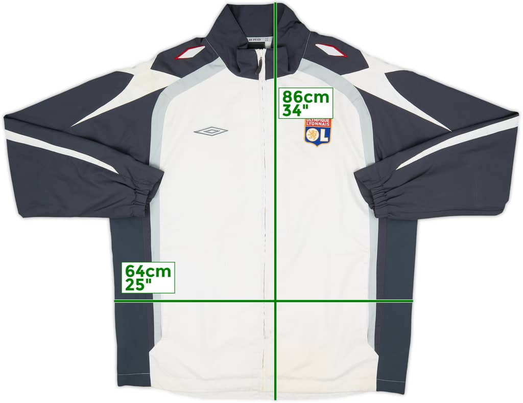 2007-08 Lyon Umbro Track Jacket - 7/10 - (XXL)