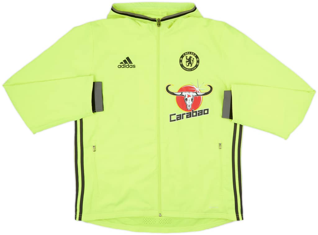 2016-17 Chelsea adidas Hooded Track Jacket - 8/10 - (L)