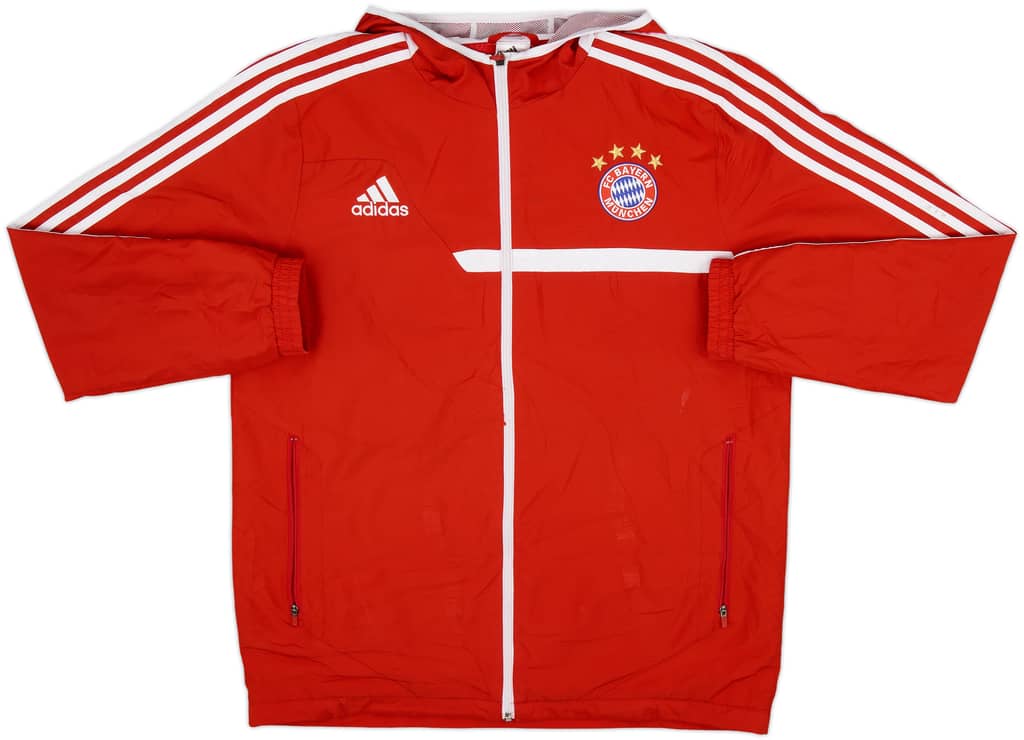 2013-14 Bayern Munich adidas Hooded Track Jacket - 7/10 - (M/L)