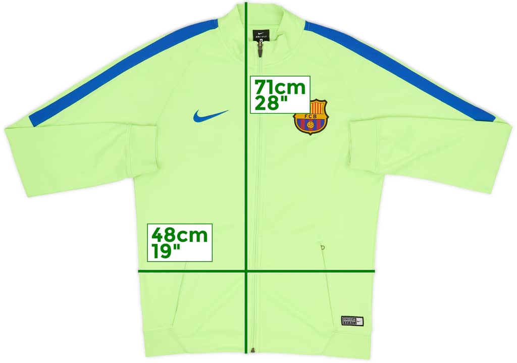 2017-18 Barcelona Nike Track Jacket - 8/10 - (M)