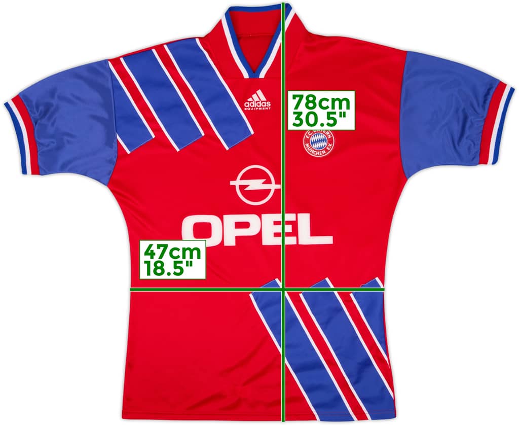 1993-95 Bayern Munich Home Shirt - 8/10 - (XL)