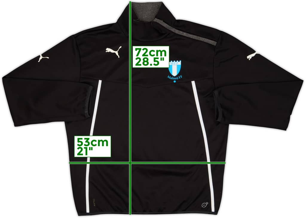 2012-13 Malmo Puma 1/4 Zip Drill Top - 8/10 - (L)