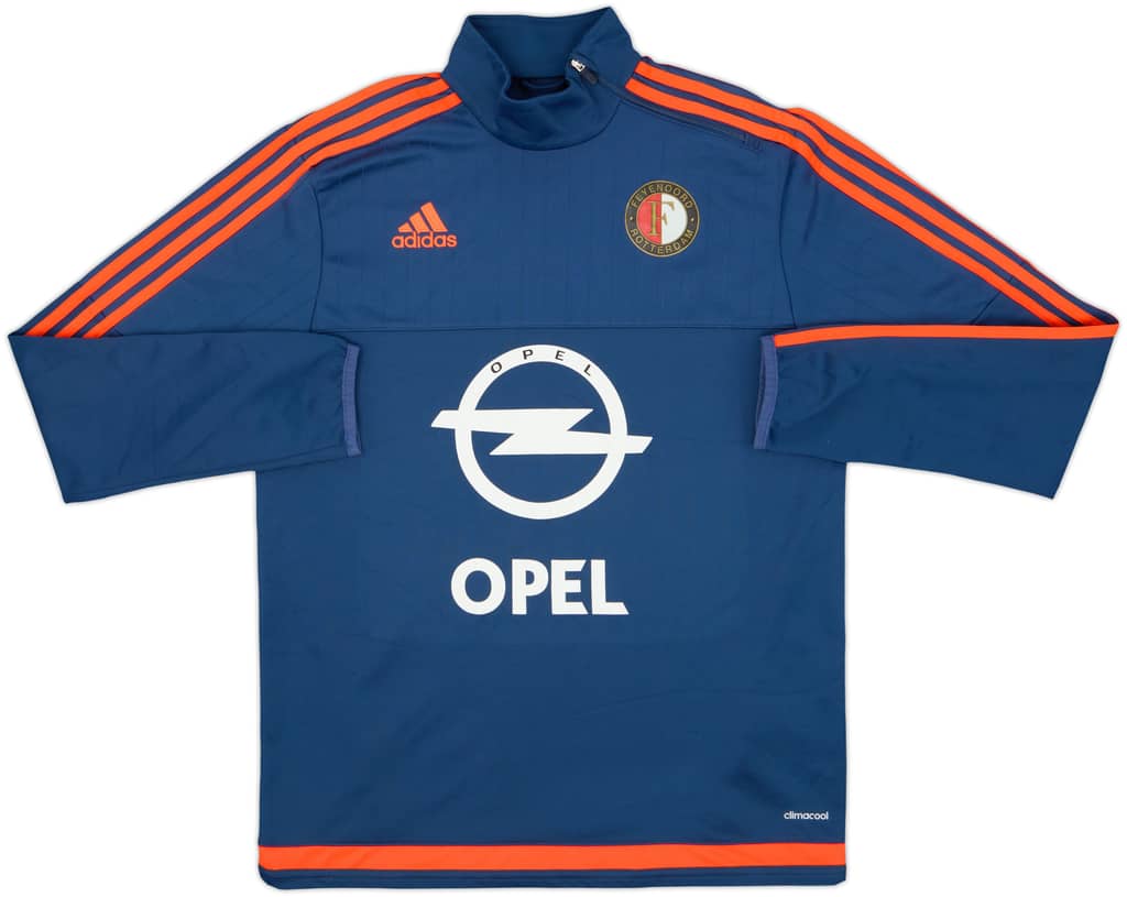 2015-16 Feyenoord adidas 1/4 Zip Drill Top - 7/10 - (M)