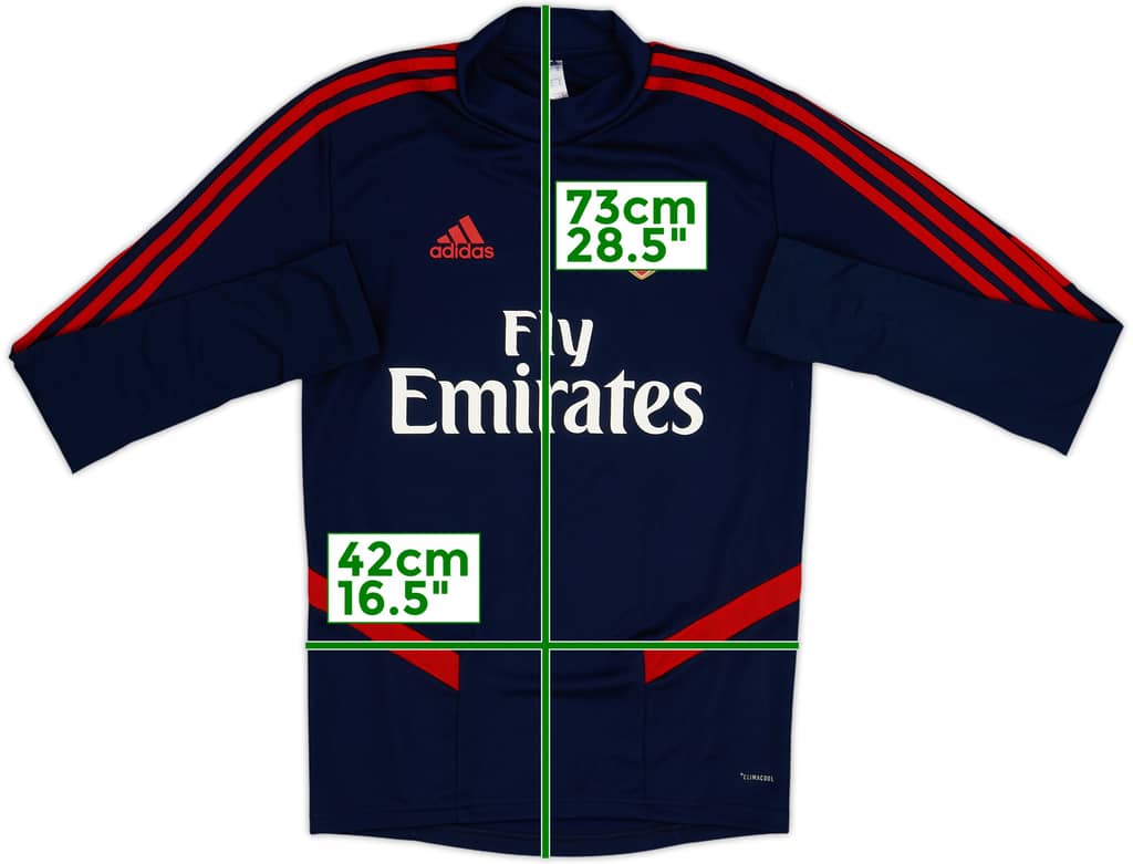 2019-20 Arsenal adidas Sweat Top - 9/10 - (XS)