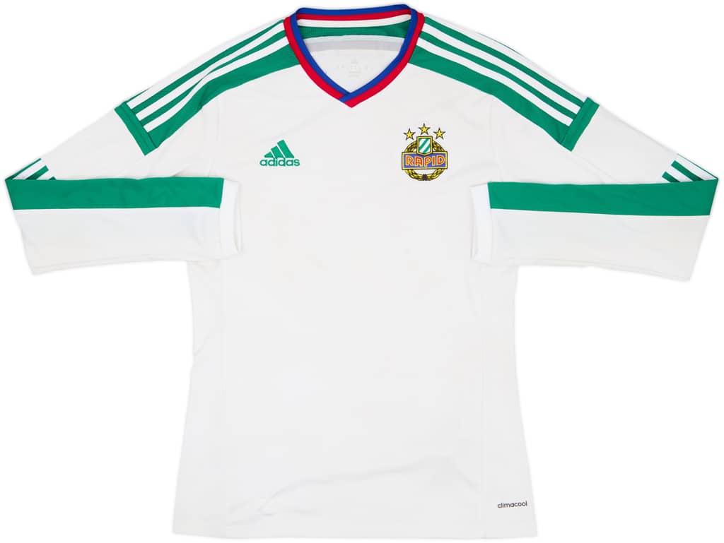 2014-16 Rapid Vienna Away L/S Shirt - 5/10 - (S)