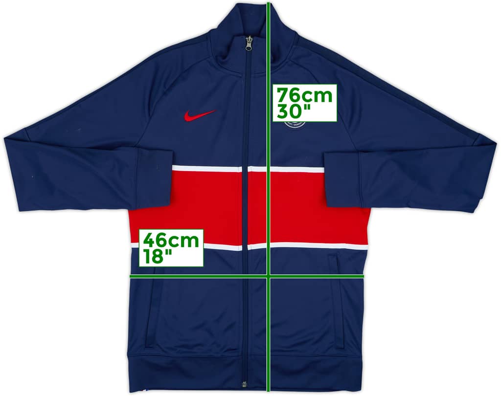 2020-21 Paris Saint-Germain Nike Track Jacket - 7/10 - (M)