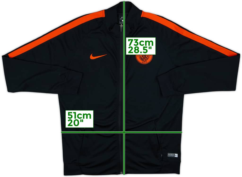 2016-17 Manchester City Nike Track Jacket - 8/10 - (L)