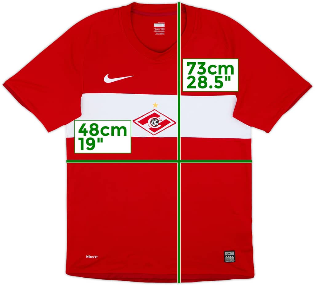 2009 Spartak Moscow Home Shirt - 8/10 - (S)