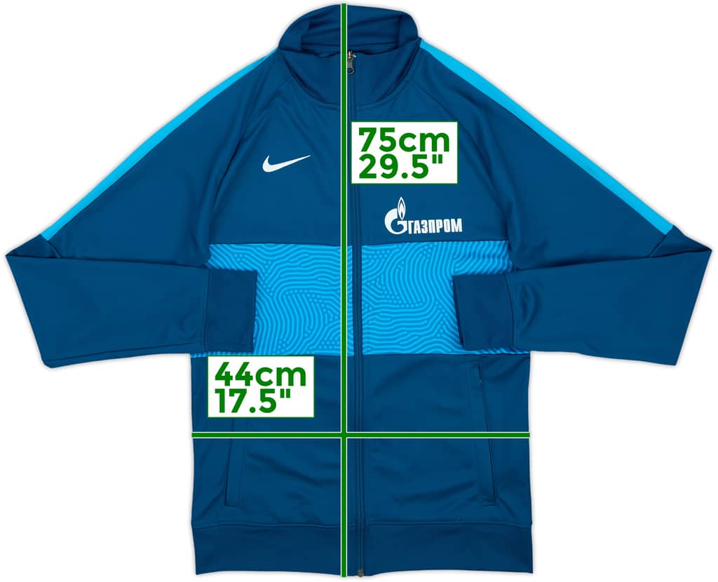 2020-21 Zenit St Petersburg Nike Track Jacket - 8/10 - (S)