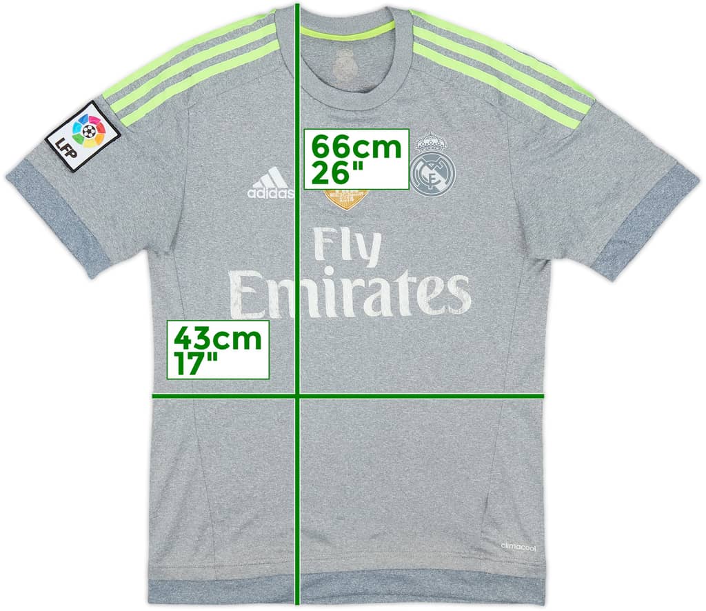 2015-16 Real Madrid Away Shirt - 5/10 - (S)