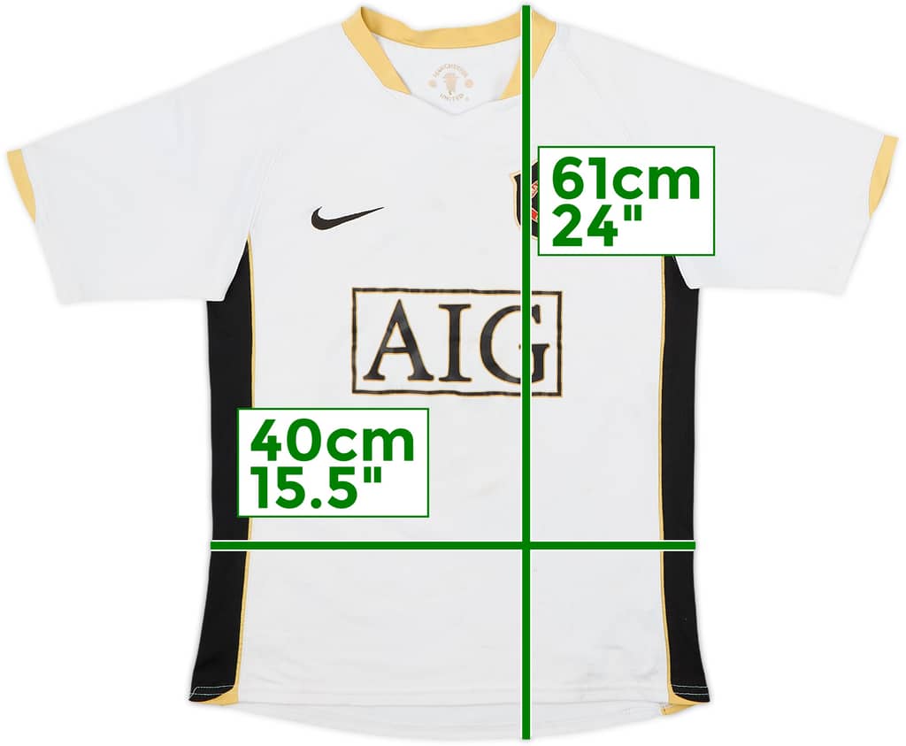 2006-08 Manchester United Away Shirt - 6/10 - (S.Boys)