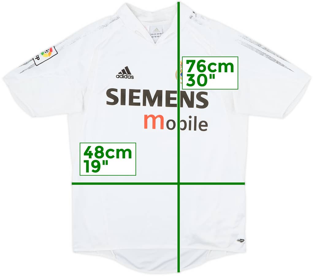 2004-05 Real Madrid Home Shirt - 4/10 - (XL.Boys)