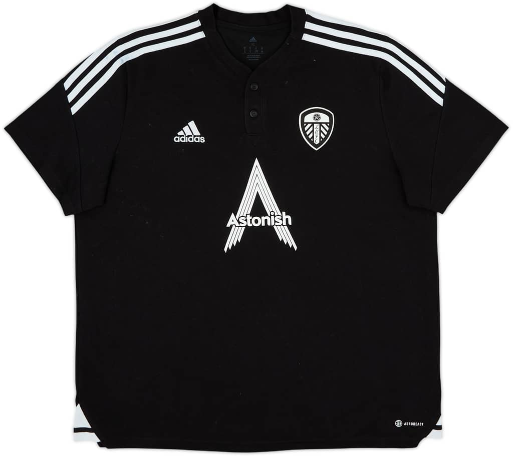2021-22 Leeds United adidas Polo Shirt - 9/10 - (XL)