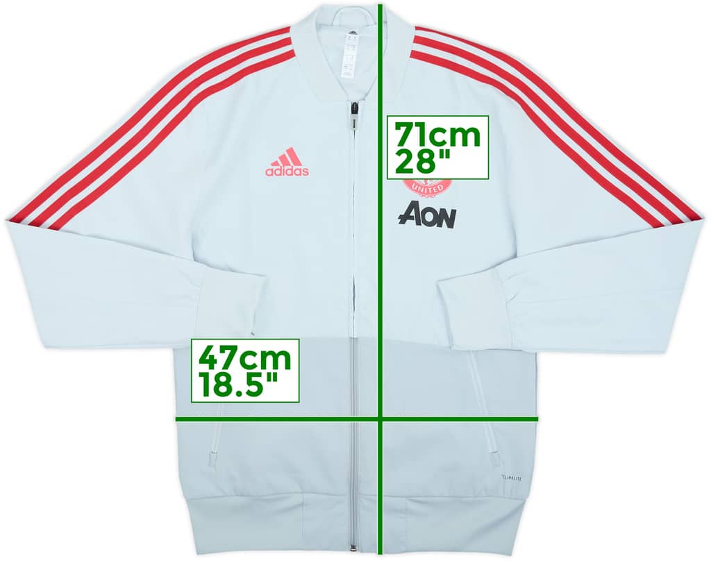 2018-19 Manchester United adidas Track Jacket - 8/10 - (XS)