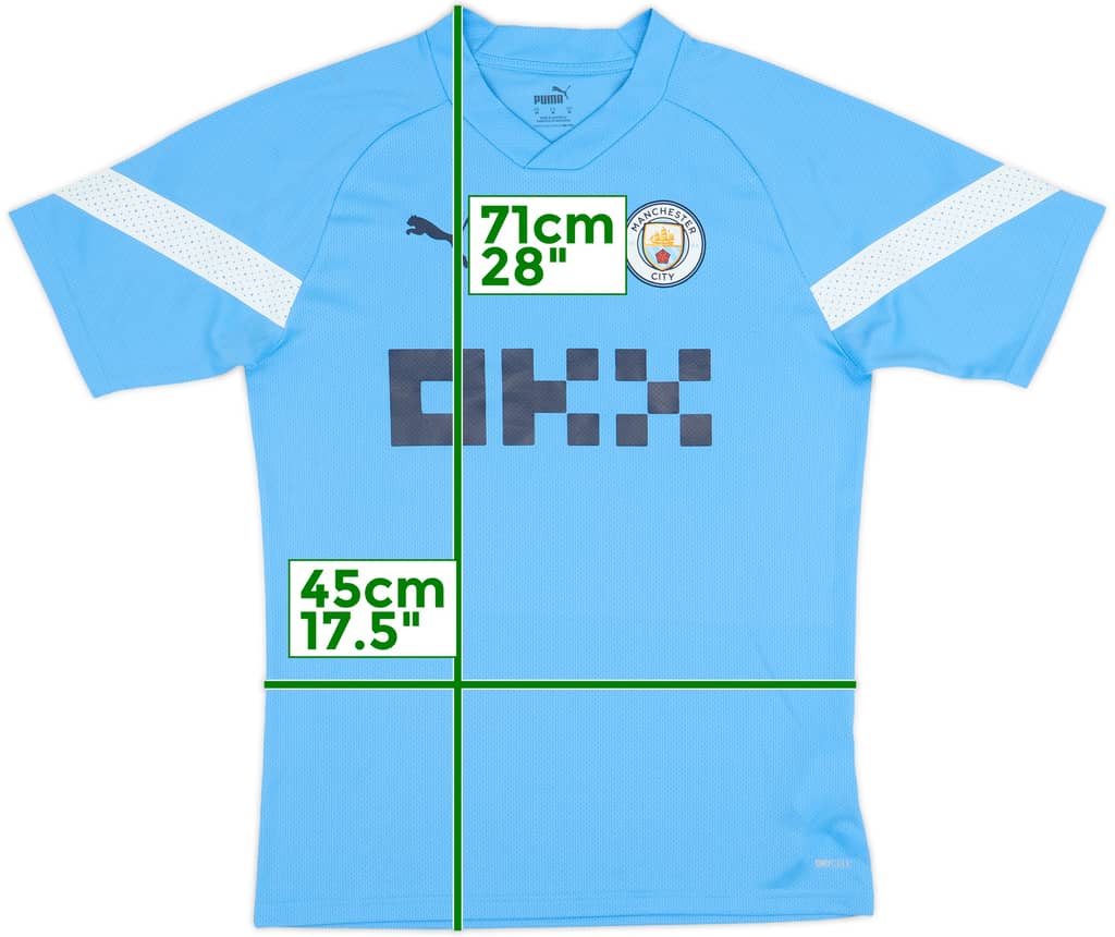 2021-22 Manchester City Puma Training Shirt - 9/10 - (M)