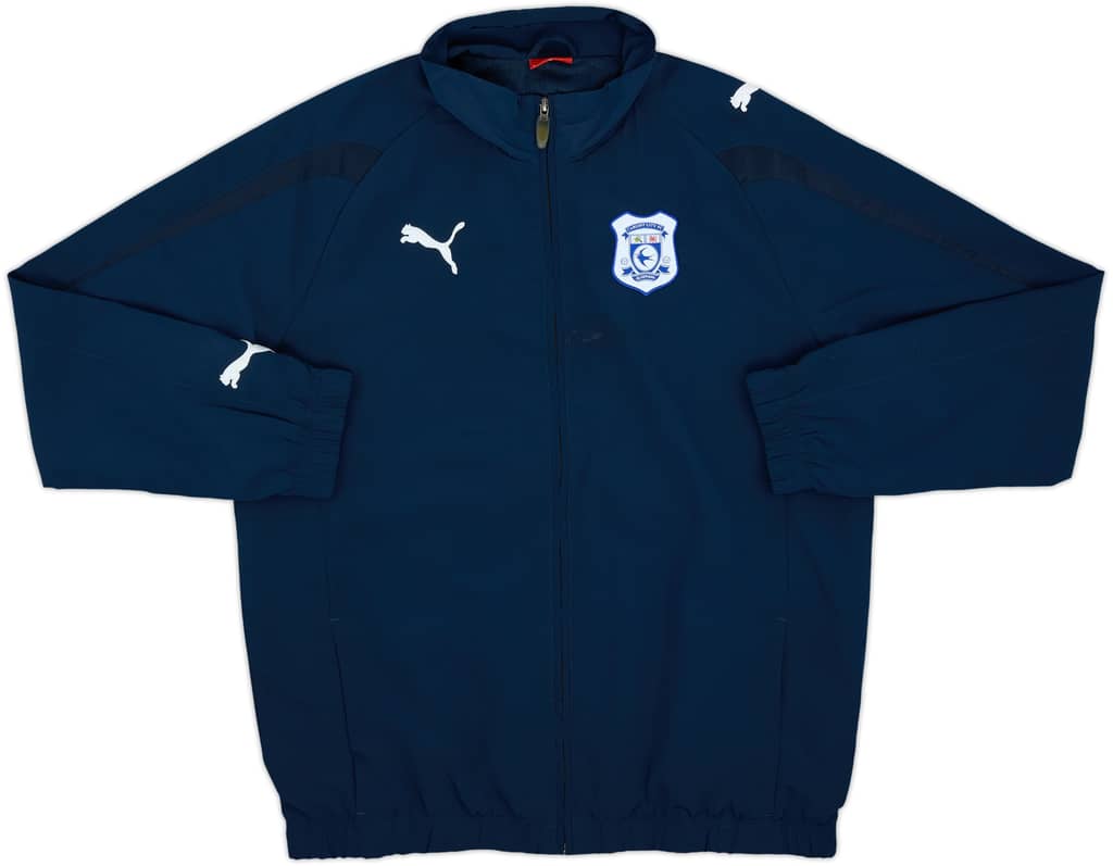 2010-11 Cardiff City Puma Track Jacket - 7/10 - (M)