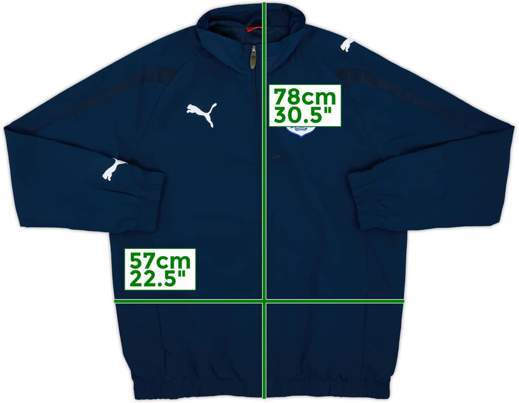 2010-11 Cardiff City Puma Track Jacket - 7/10 - (M)