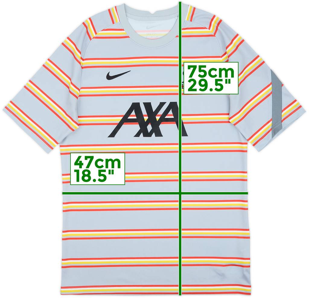 2021-22 Liverpool Nike Training Shirt - 9/10 - (M)