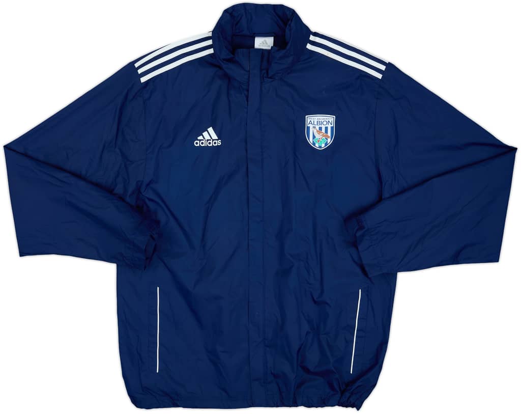 2011-12 West Brom adidas Hooded Rain Jacket - 7/10 - (L/XL)