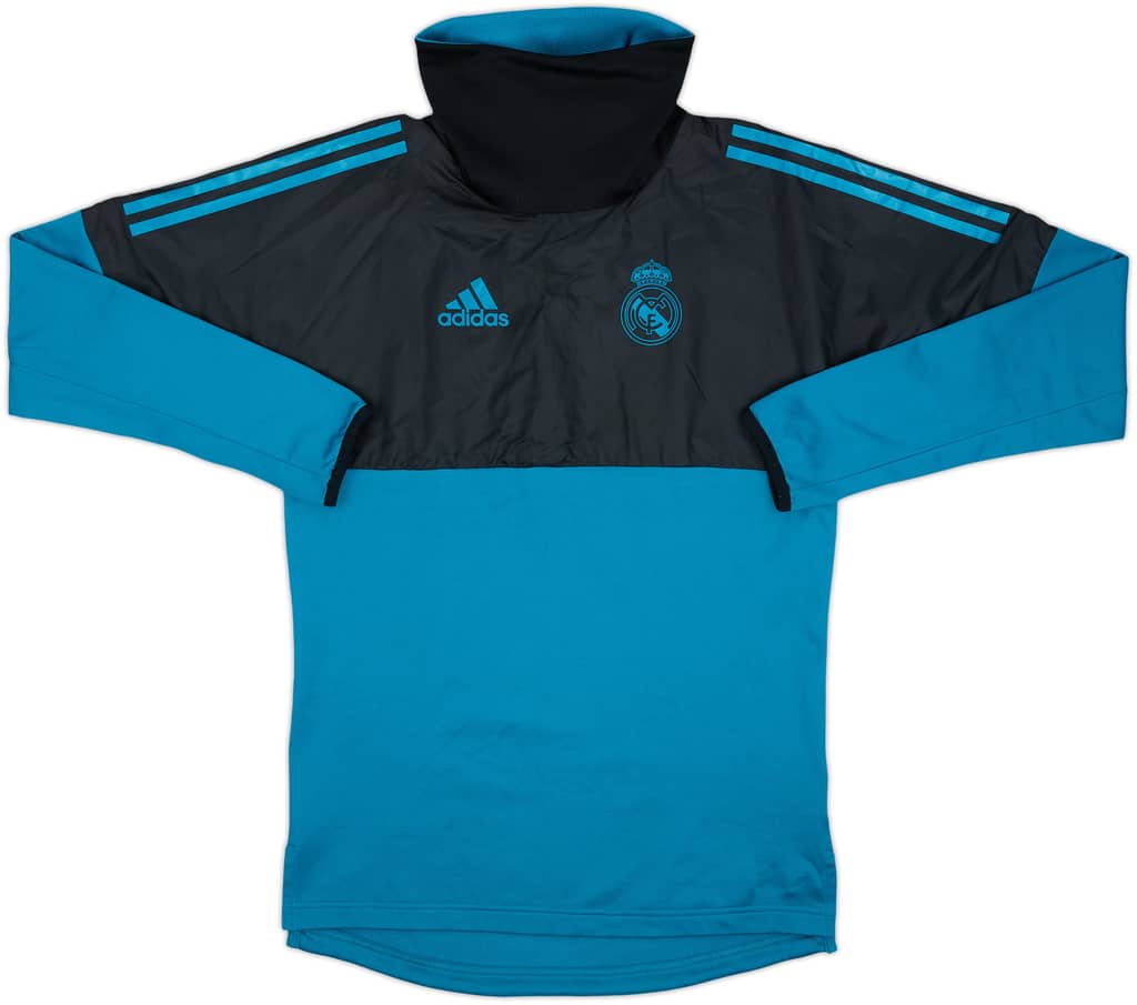 2017-18 Real Madrid adidas Drill Top - 9/10 - (XS)