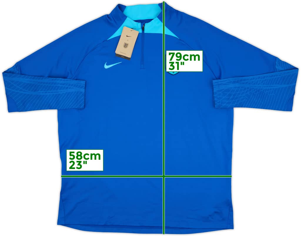 2022-23 England Nike 1/4 Zip Training Top (XXL)