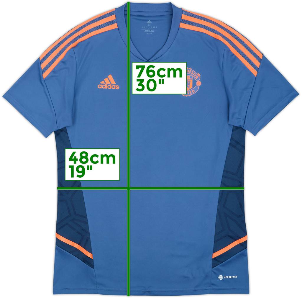 2022-23 Manchester United adidas Training Shirt - 9/10 - (M)