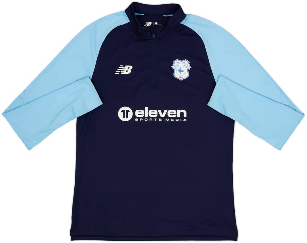 2023-24 Cardiff City New Balance 1/4 Zip Drill Top - 6/10 - (XL)