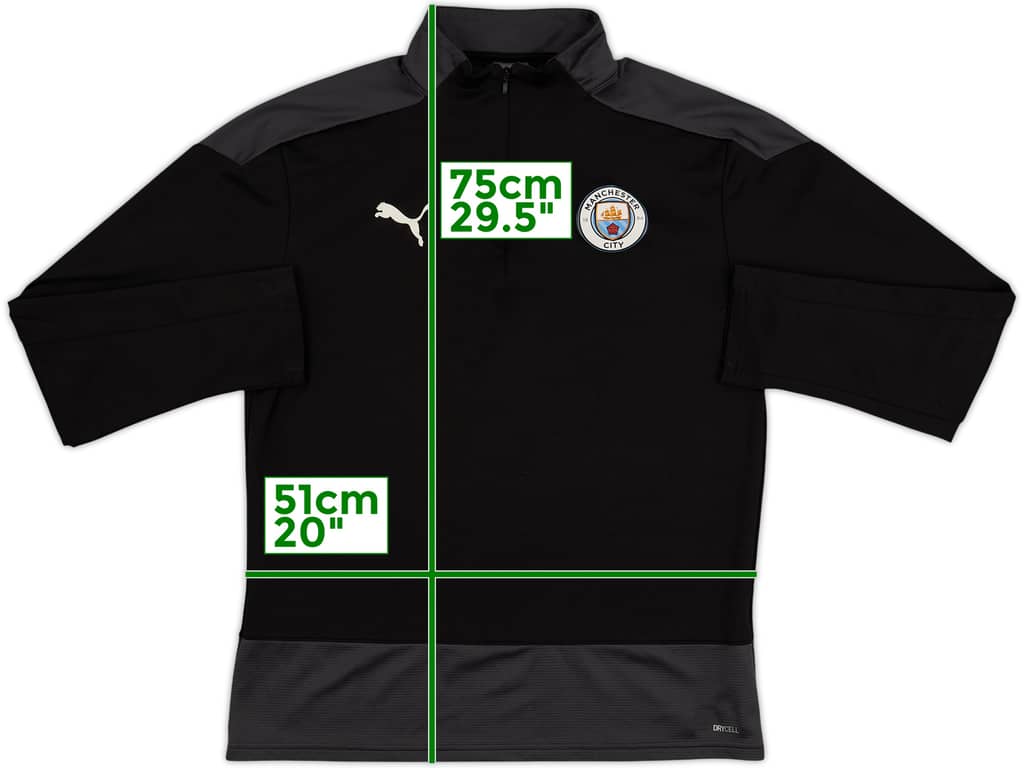 Top de entrenamiento 1/4 Zip Puma del Manchester City 2021-22 - 8/10 - (L)