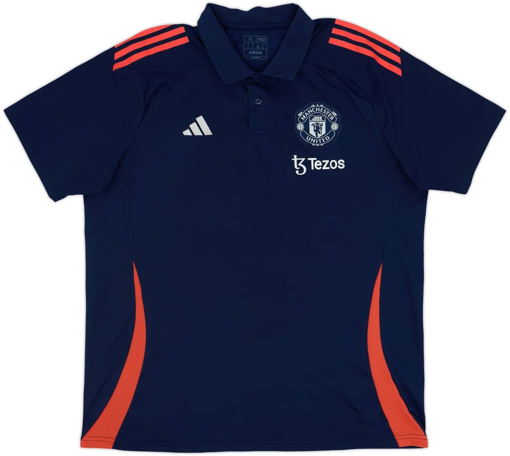 2024-25 Manchester United adidas Polo Shirt - 9/10 - (XL)