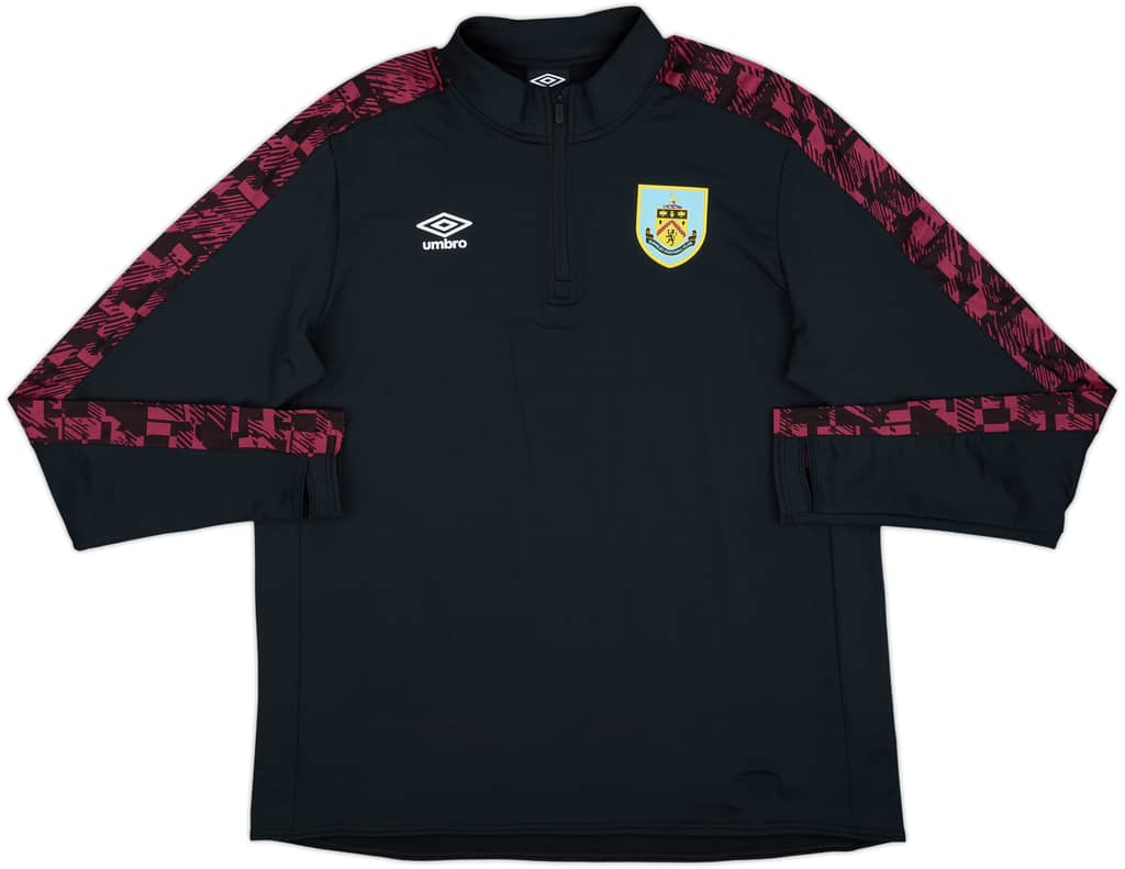2020-21 Burnley Umbro 1/4 Zip Drill Top - 8/10 - (XXL)