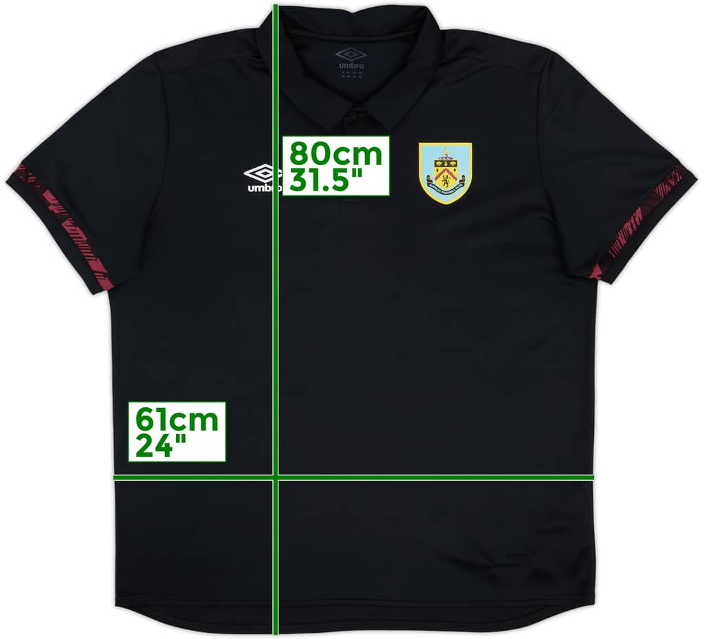 2015-16 Burnley Umbro Polo Shirt - 9/10 - (XXL)