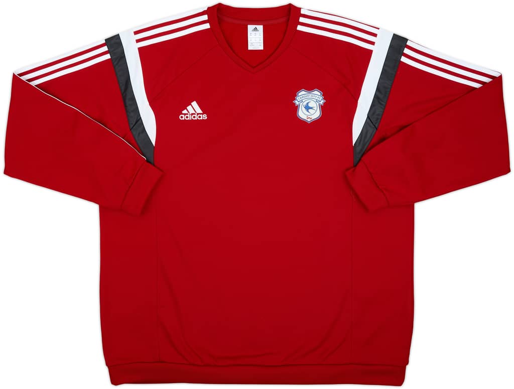 2015-16 Cardiff City adidas Sweat Top - 8/10 - (XXL)