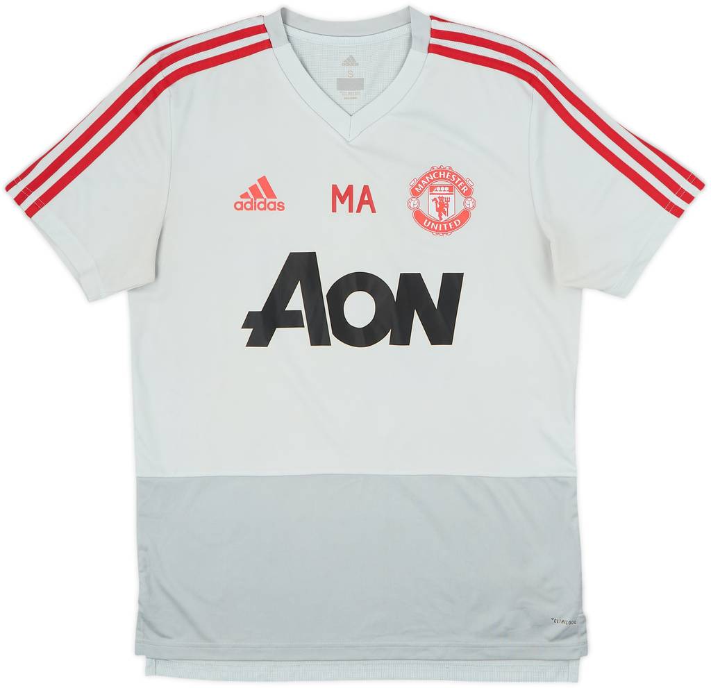 2018-19 Manchester United adidas Staff Issue Training Shirt MA - 7/10 - (S)