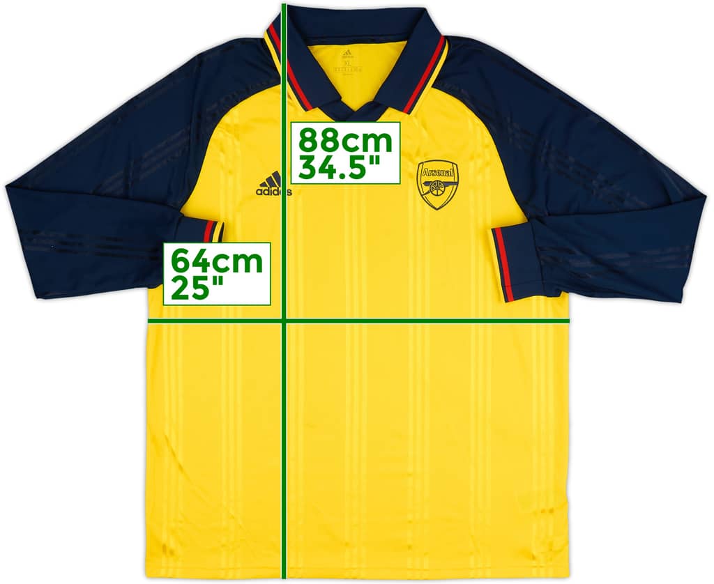 2019-20 Arsenal adidas ICON L/S Shirt - 7/10 - (XL)