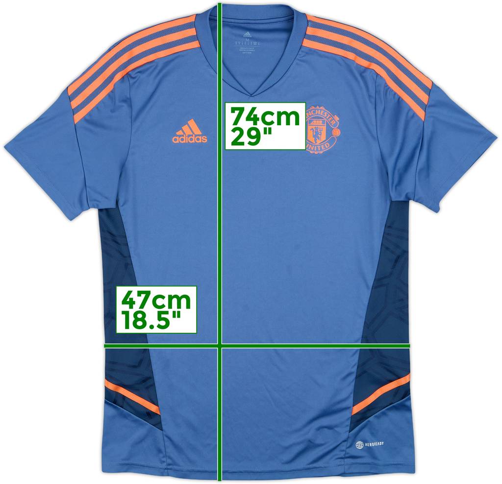 2022-23 Manchester United adidas Training Shirt - 6/10 - (M)