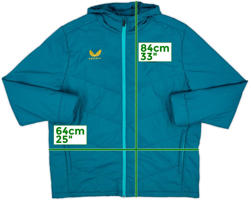 2023-24 Wolves Castore Padded Bench Coat - 5/10 - (XL)