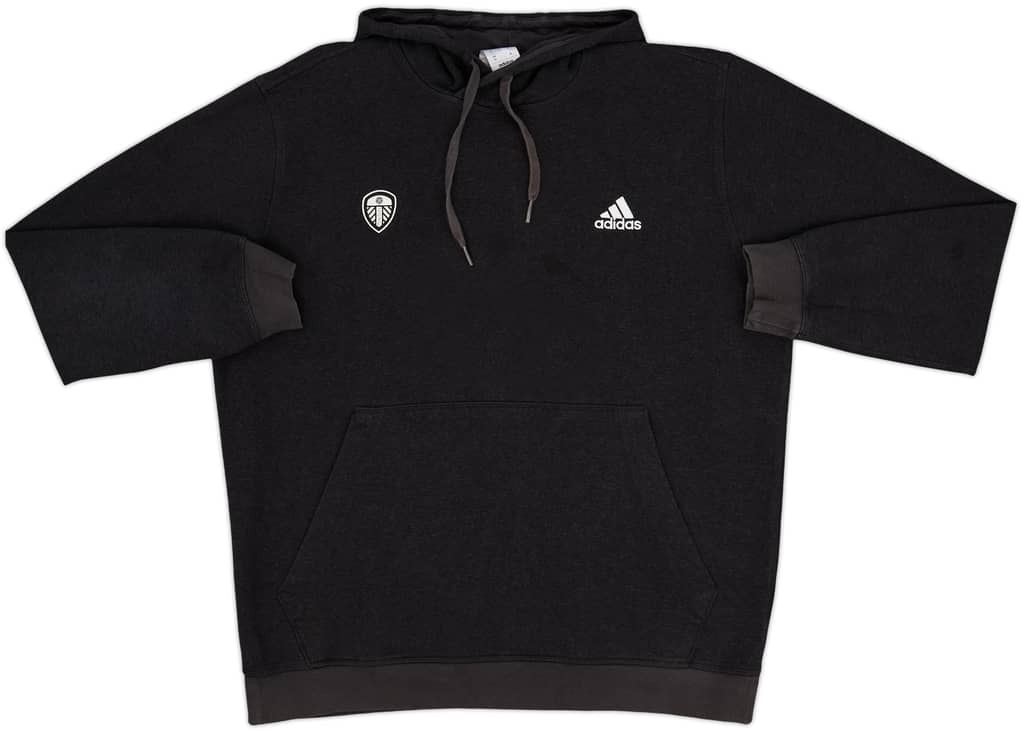 2023-24 Leeds United adidas Hooded Top - 8/10 - (L)