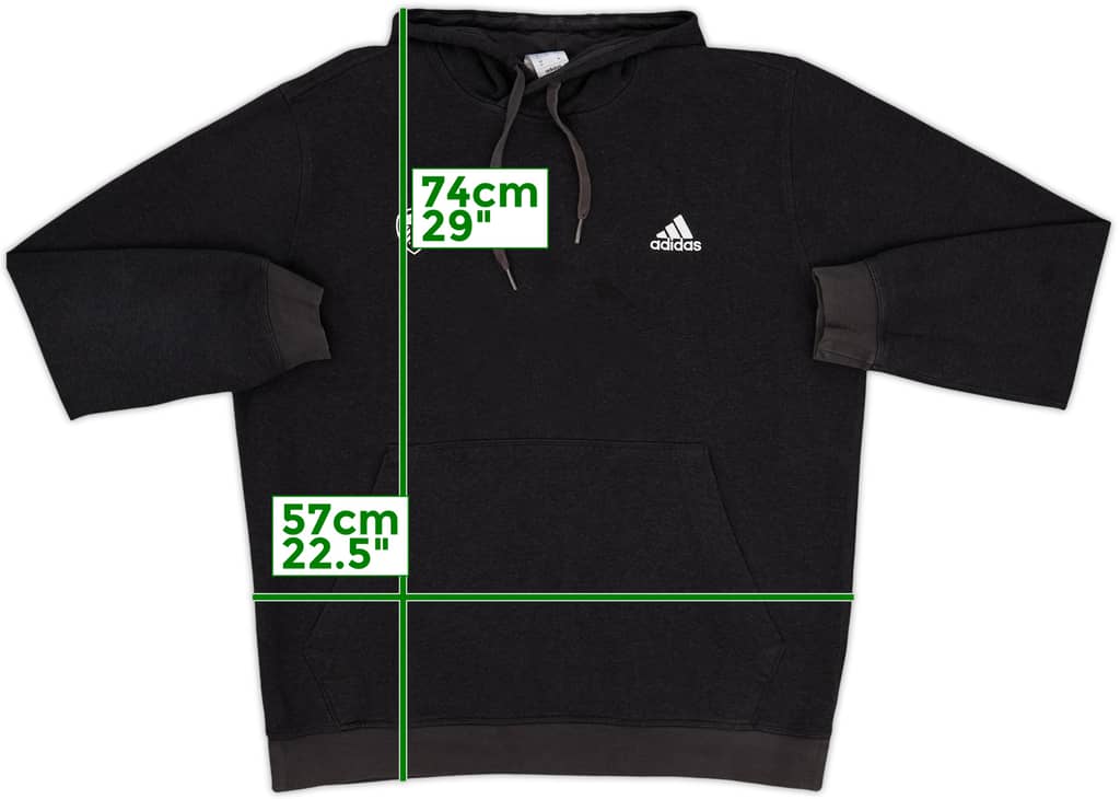 2023-24 Leeds United adidas Hooded Top - 8/10 - (L)