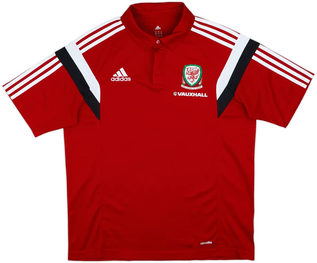 2013-14 Wales adidas Polo Shirt - 10/10 - (L)