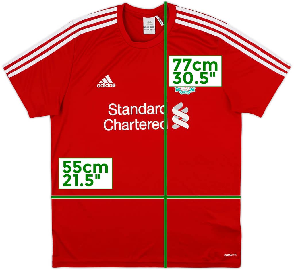 2010-12 Liverpool Basic Home Shirt - 9/10 - (L)
